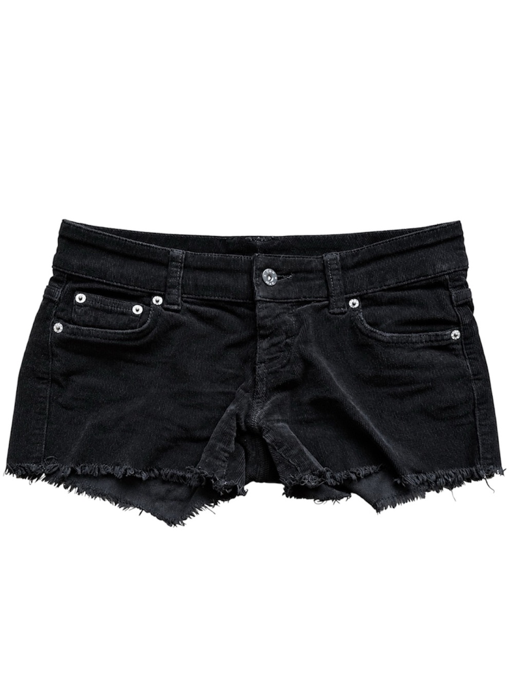 LF CARMAR Black Corduroy Shorts